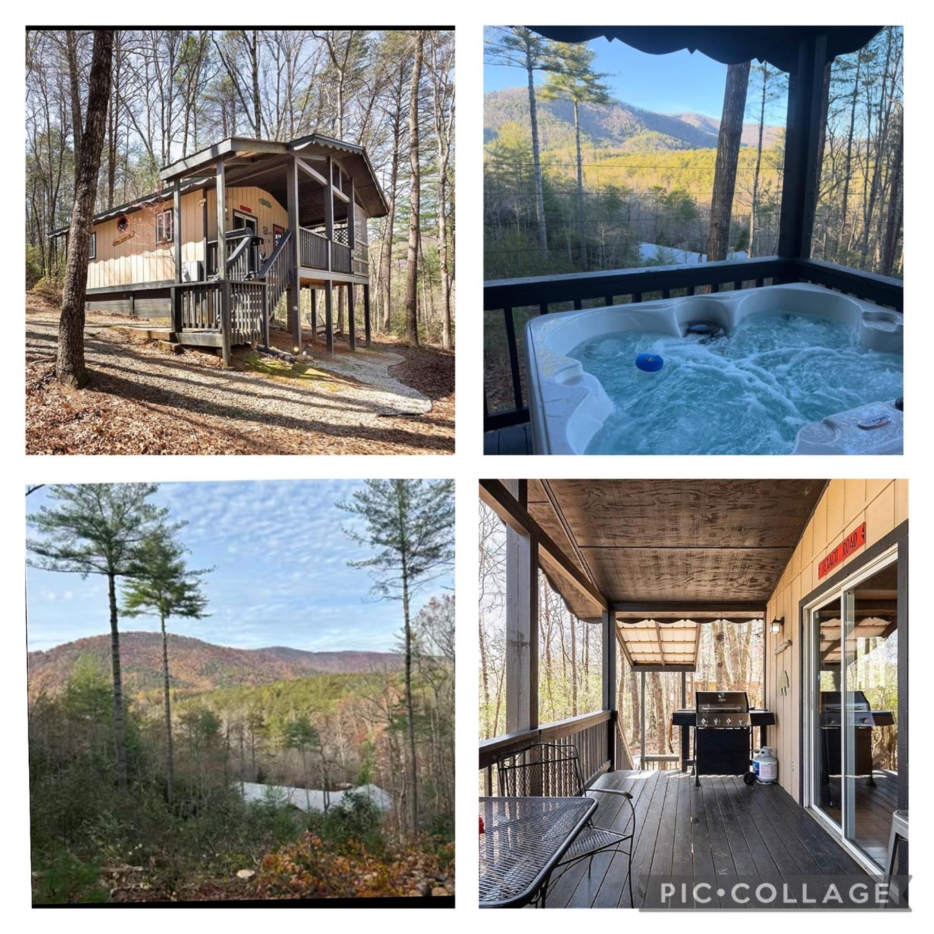 Mountain-Top Cabin Get-Away With Hot Tub And A View Sautee Nacoochee Eksteriør bilde
